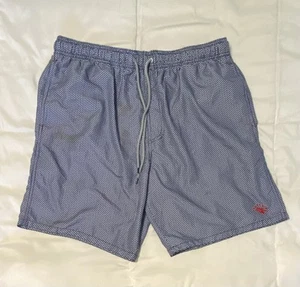 Ted Baker London blau Atlantic Geo Print Kordelzug Badehose Herren Größe 5 " - Bild 1 von 9