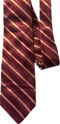 Corbata de seda de diseñador italiano Valentino Garavani para hombre a rayas de lujo Italia Foto 1 de 4