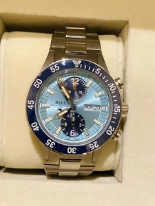 Limited Ball Roadmaster Rescue Edition Chronograph Ice Blue Used - Picture 1 of 8