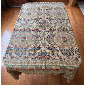 Vintage Algier italienische bestickte Tischdecke Wandteppich persischer Stil 78,7" x 98,4" - Bild 1 von 24