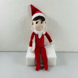 The Elf On The Shelf Plush Scout Boy Brown Hair Blue Eyes CCA&B 2009 18" Long - Picture 1 of 12