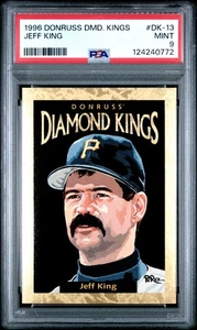 PSA 9 MINT 1996 DONRUSS DIAMOND KINGS JEFF KING #DK-13 PIRATES 40772 B295 - Bild 1 von 2