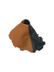 Kalahari & Black Replacement Real Leather Shift Boot For 2014 - 2019 Corvette C7 - Bild 1 von 5