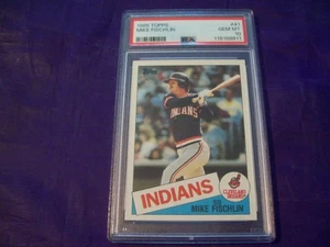 1985 Topps #41 Mike Fischlin PSA 10 - Bild 1 von 2