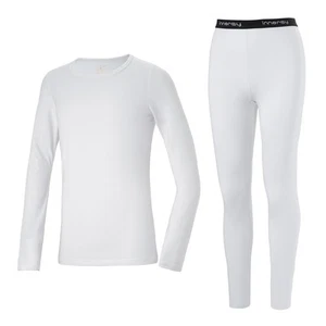 Girls' Thermal Underwear Set Kids Long Sleeve Shirt Johns Base Layer Cold Win... - Picture 1 of 6