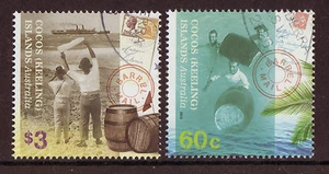 AUSTRALIA 2013 COCOS (KEELING) ISLANDS BARREL MAIL FINE USED - Picture 1 of 1