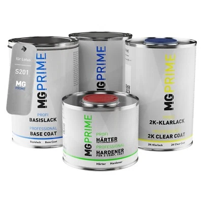 Autolack Dose Set für Lotus S201 Hethel Yellow Grund Basis 2K Klarlack 3,5L - Bild 1 von 4
