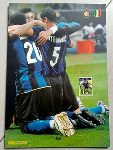 2009 - FOLDER - INTER CAMPIONE D'ITALIA 2008-2009 - CON MINIFOGLIO - Foto 1 di 1