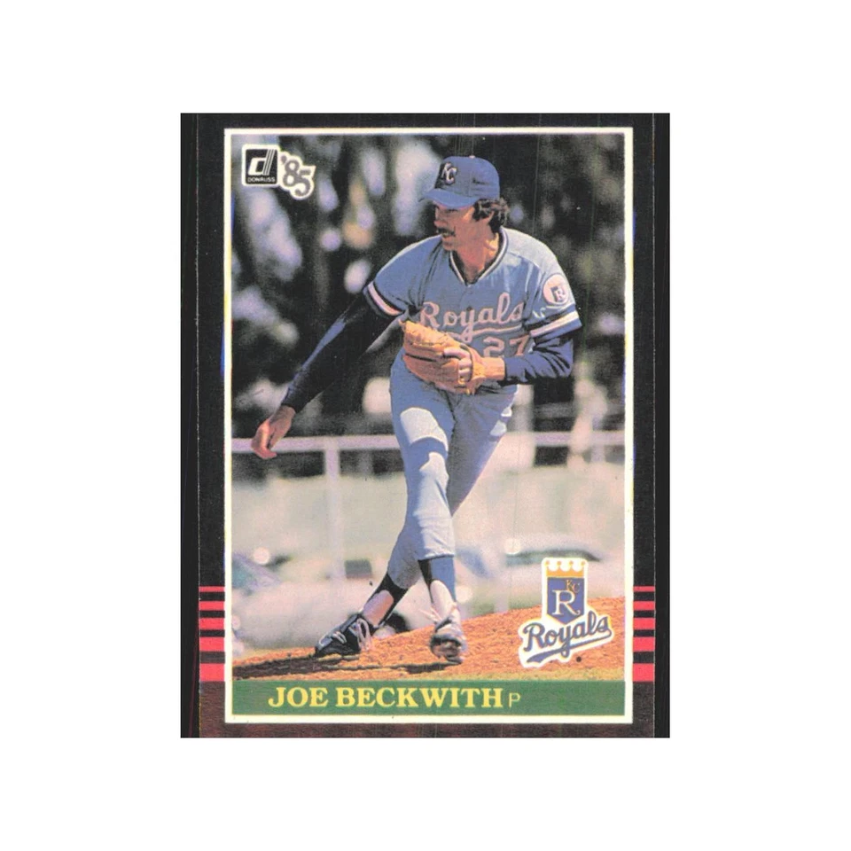 1985 Donruss Joe Beckwith Royals #541 - Image 1 of 3
