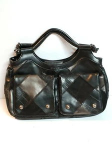 Isaac Mizrahi Boho Patchwork Handtasche, Gr. Medium - Bild 1 von 12