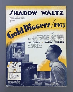 Shadow Waltz Sheet Music Piano Gold Diggers of 1933 William Blondell Vintage - Picture 1 of 4