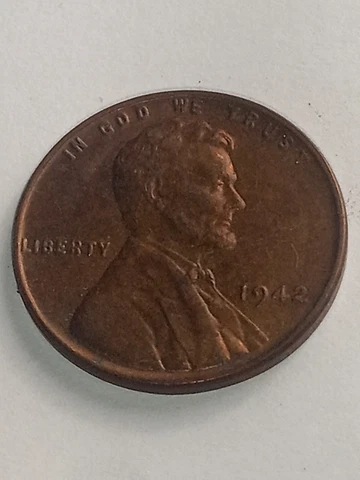 RARE 1942 - NO MINT MARK LINCOLN WHEAT PENNY Cover