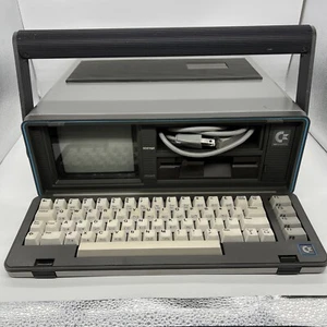 Commodore Portable Model SX- 64 Kolorowy komputer z oryginalnymi kablami PRZETESTOWANY PRZECZYTAJ - Zdjęcie 1 z 22