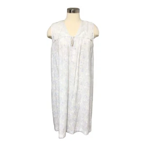 Komar Womens Floral / Butterfly Vintage Sleeveless Lightweight Nightgown Size M - Picture 1 of 9