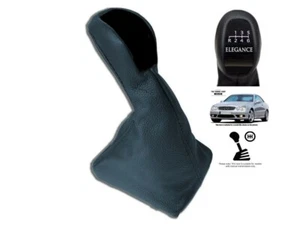 SCHALTKNAUF FÜR MERCEDES CLK W209 SCHALTMANSCHETTE BLAU 6 GANG ELEGANCE EMBLEM - Bild 1 von 4