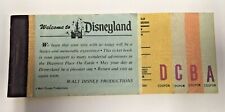 Vintage 1975 - 1976 Disneyland Child Admission Ticket Booklet