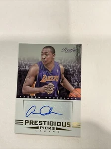 Prestige Prestigious Picks Signatures 2012 Andrew Goudelock #39 Rookie Auto🏀♨️F - Imagen 1 de 4
