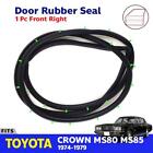 Front Right Door Rubber Seal Fits Toyota Crown Ms80 Ms85 4D 1974-79 Weatherstrip