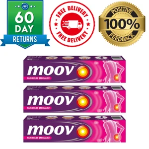 3/6er Pack Moov Schmerzlinderungscreme für Rücken-, Knie- & Muskelschmerzen - 50 grm - kostenloser Versand - Bild 1 von 12