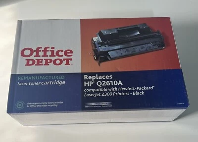 Cartucho de tóner láser Office Depot reemplaza HP Q2610A negro NUEVO Foto 1 de 4
