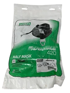 MSA 10102183 VANTAGGIO 420 MEZZA MASCHERA RESPIRATORE MEDIUM. Senza filtri. Nuovo - Foto 1 di 3