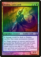 Dralnu, Lich Lord FOIL Time Spiral PLD Blue Black Rare MAGIC CARD ABUGames