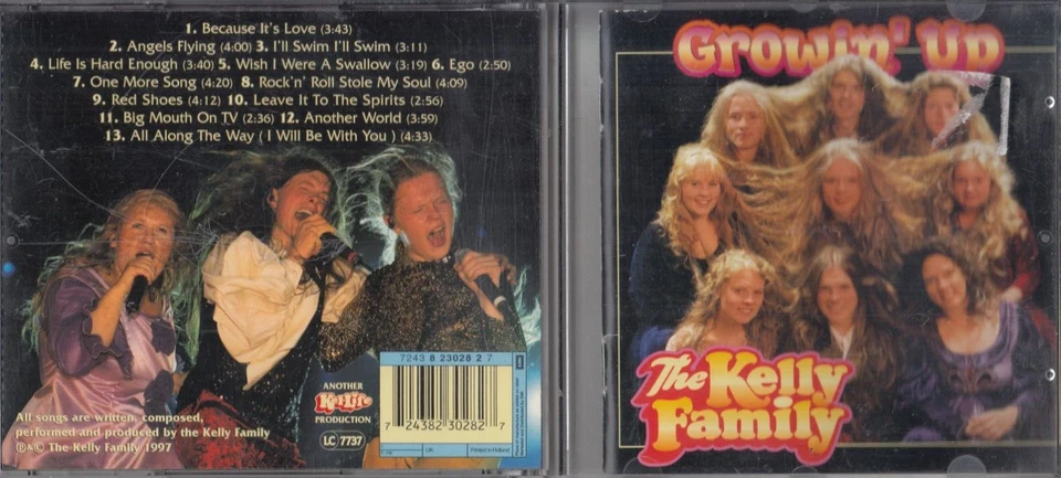 CD: THE KELLY FAMILY: GROWIN UP- SEHR GUT ERHALTEN - Bild 1 von 1