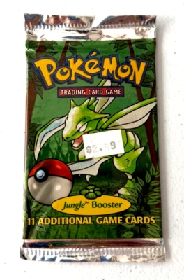 ЗАПЕЧАТАННЫЙ оригинальный набор бустеров 1999 Pokemon Jungle 21 г Scyther - Изображение 1 из 4