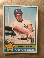1976 Topps Bobby Bonds AL All Star Baseball Card #380 New York Yankees