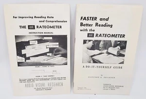 AVR Rateometer Manuals 1954 Vintage - Picture 1 of 2
