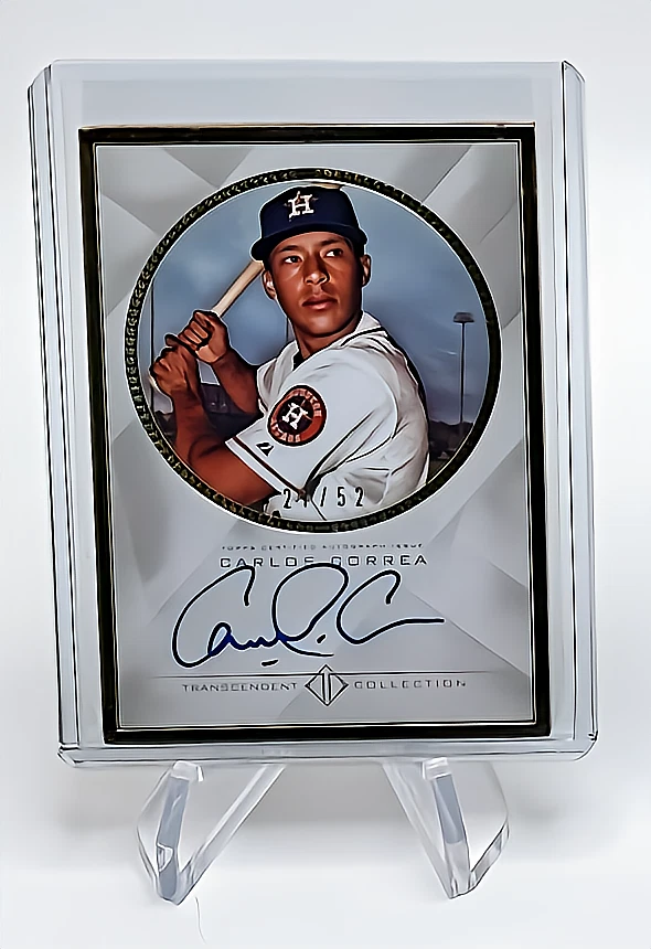 2016 Topps Transcendent Autograph Carlos Correa Auto /52 - Image 1 of 1