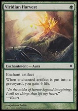 1x FOIL Viridian Harvest New Phyrexia MtG Magic Green Common 1 x1 Card Cards