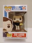 Funko Pop Television Ted Lasso #1357 Ted Lasso w/ Believe Sign Vinyl Figure New