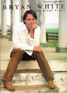 The Right Place : Piano, Vocal, Chords by Bryan White (1997)NOS Signed by Artist - Picture 1 of 1