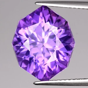 π 7.05ct 15x12.5mm VS Fancy Natural Purple Amethyst - Unheated, Africa Gemstone - Picture 1 of 4