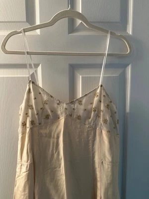 MARC JACOBS COUTURE VINTAGE Silk Dress with embroidered bodice Size 8 - Image 1 of 4