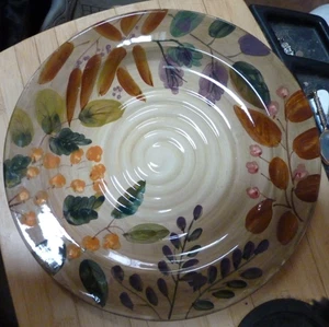 Home Trends Autumn Ceramic Dinner Charger Plate 11.5 inches - Picture 1 of 4