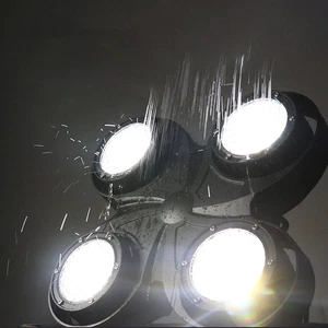 Led 4x100w 3600/5600K 2IN1 4eyes Audience Light Outdoor DMX Stage DJ TV Blinder - Picture 1 of 7