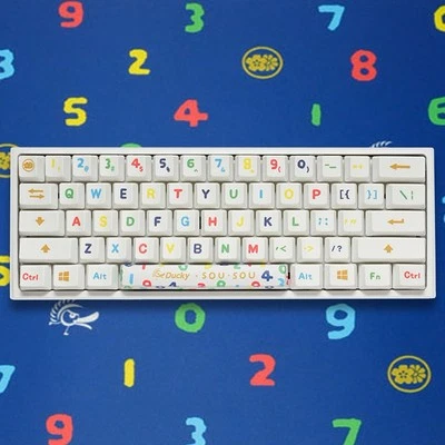 Teclado ducky one 2 mini X SOU SOU 60% - Interruptores Rojo Cereza RGB + Alfombrilla Sou Sou Foto 1 de 4