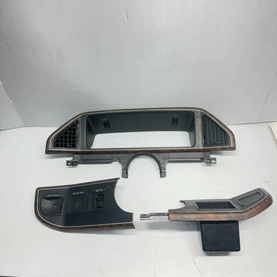 1987-1991 Ford F-Truck F150 Bronco Dash Gauge Cluster Bezel Trim Woodgrain OEM Foto 1 de 4