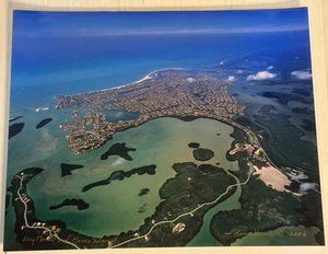 Key Marco and Marco Island Aerial Photography Print 14x11 by Barry Howe 2006 Art - Picture 1 of 5