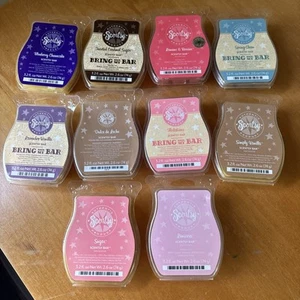 10 Stück Scentsy Wax Bar Lot Duft Melts gebraucht Posten Teilweise Bring Back My Bar - Bild 1 von 16