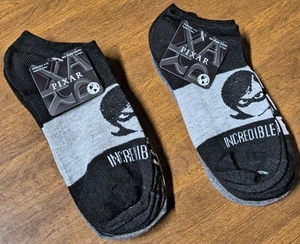 2 Pack No Show Socks 3 Pair Disney Pixar The Incredibles Elastigirl New - Picture 1 of 1