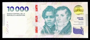 2024 ARGENTINA - 10000 PESOS - P#369 - GEMA SIN CIRCULAR - MB1 - Imagen 1 de 2