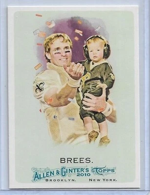 2010 ALLEN & GINTER ~ DREW BREES CARD #287 ~ NFL GREAT ~ MULTIPLES - Image 1 of 2