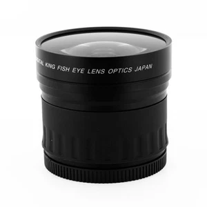 Fisheye 0.18x Wide Lens for CANON REBEL EOS XS XSi XT XTi 5D T2i T1i 550D 500D - Picture 1 of 3