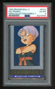 Dragon Ball Z Hero Collection 3 PC-27 Kid Trunks Card 1995 PSA 6 82219464 - Picture 1 of 2