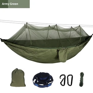 Mosquito Proof Air Bed, Holds 2 People, Hammock with Mosquito Net for Camping - Picture 1 of 4