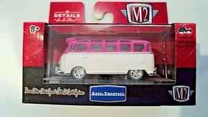 1959 MICROBUS VW 1 of 200 CHASE LIMITED EDITION VOLKSWAGON 1/64 M2 PINK & WHITE - Picture 1 of 3