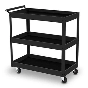 Mcombo Carrello Attrezzi con Ruote Bloccabili, Carrello Utilitario Resistente a 3 Livelli TC77 - Foto 1 di 14